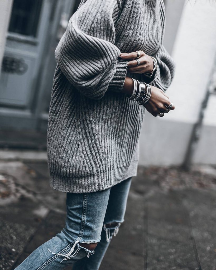 oversized sweater outfit ideas 0064