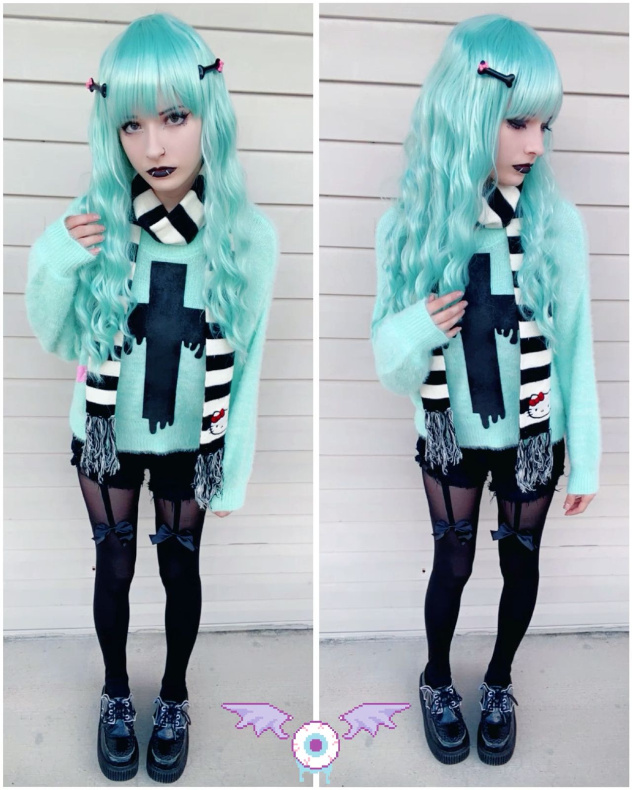 pastel Goth outfit ideas 0012