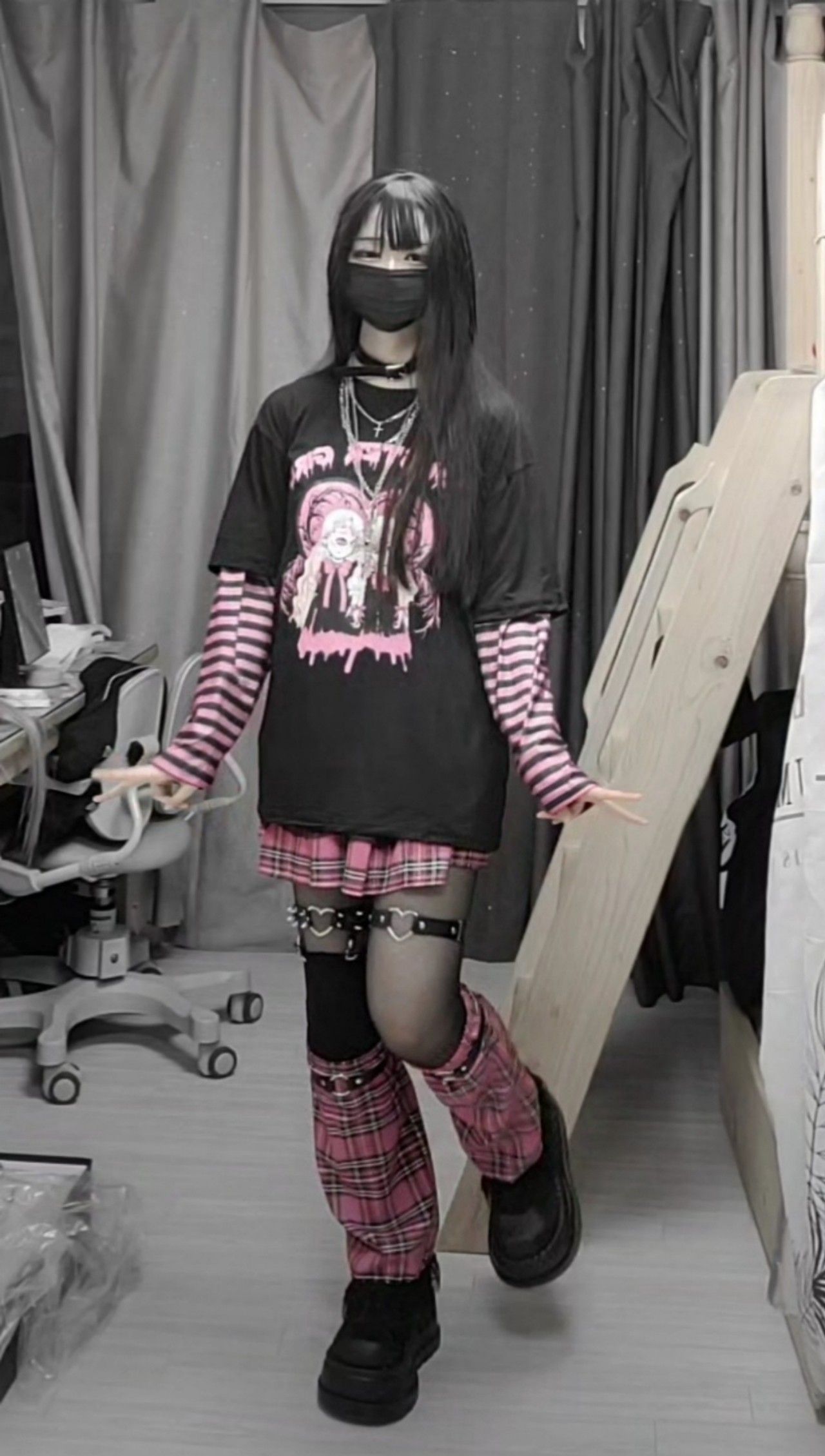 pastel Goth outfit ideas 0016