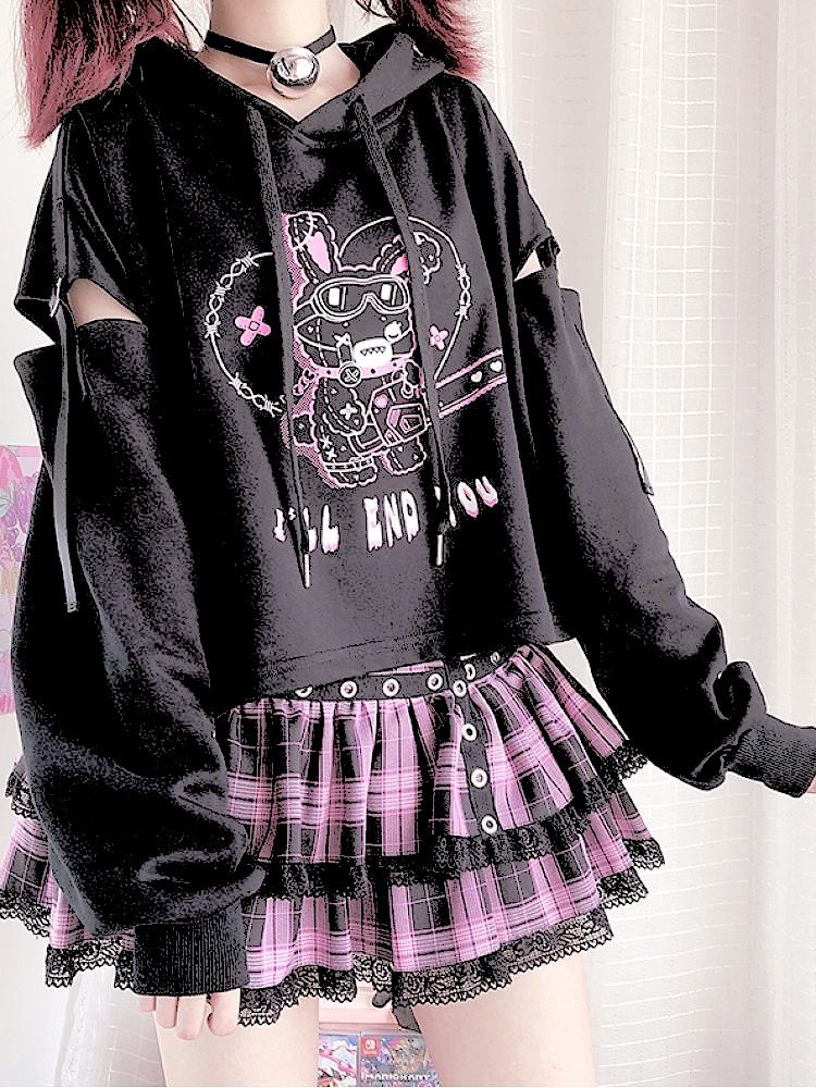 pastel Goth outfit ideas 0039