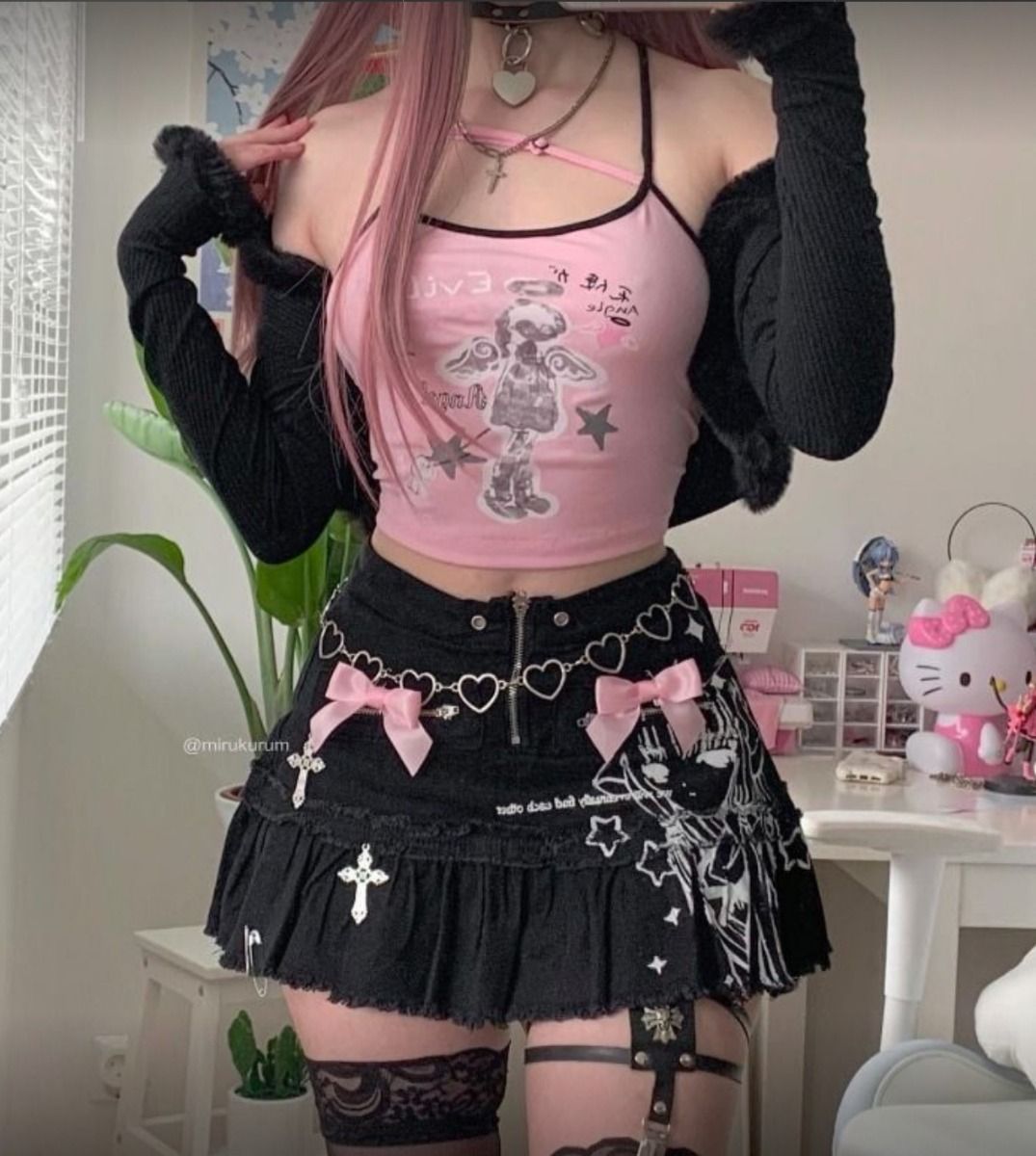 pastel Goth outfit ideas 0041