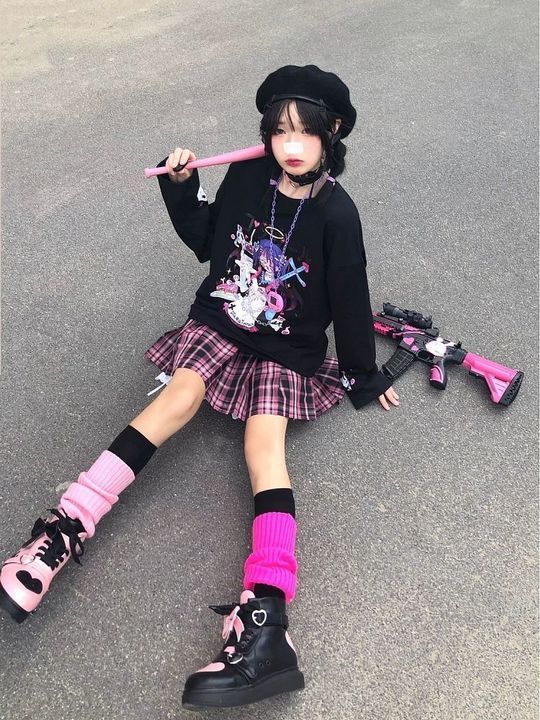 pastel Goth outfit ideas 0044