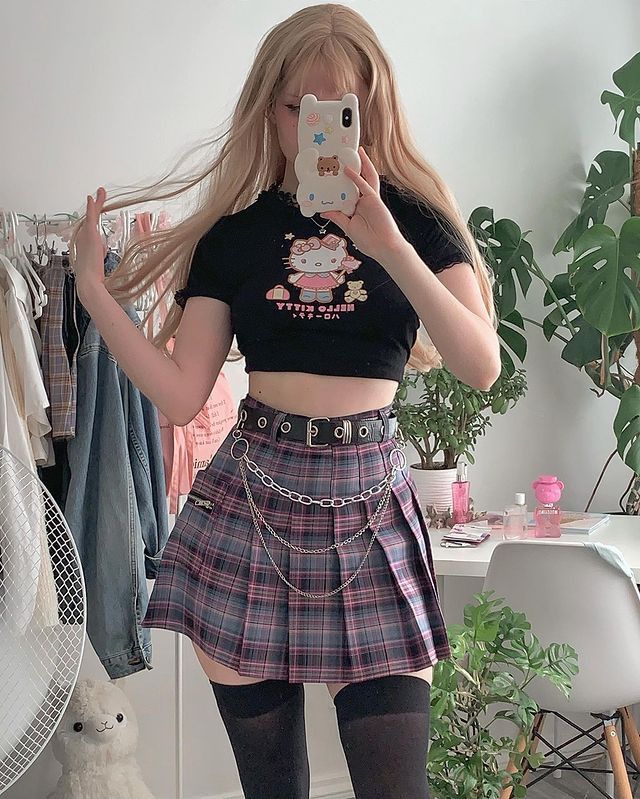 pastel Goth outfit ideas 0078