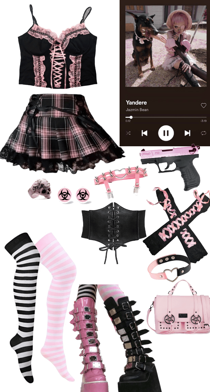 pastel Goth outfit ideas 0080