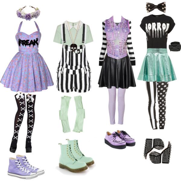 pastel Goth outfit ideas 0084