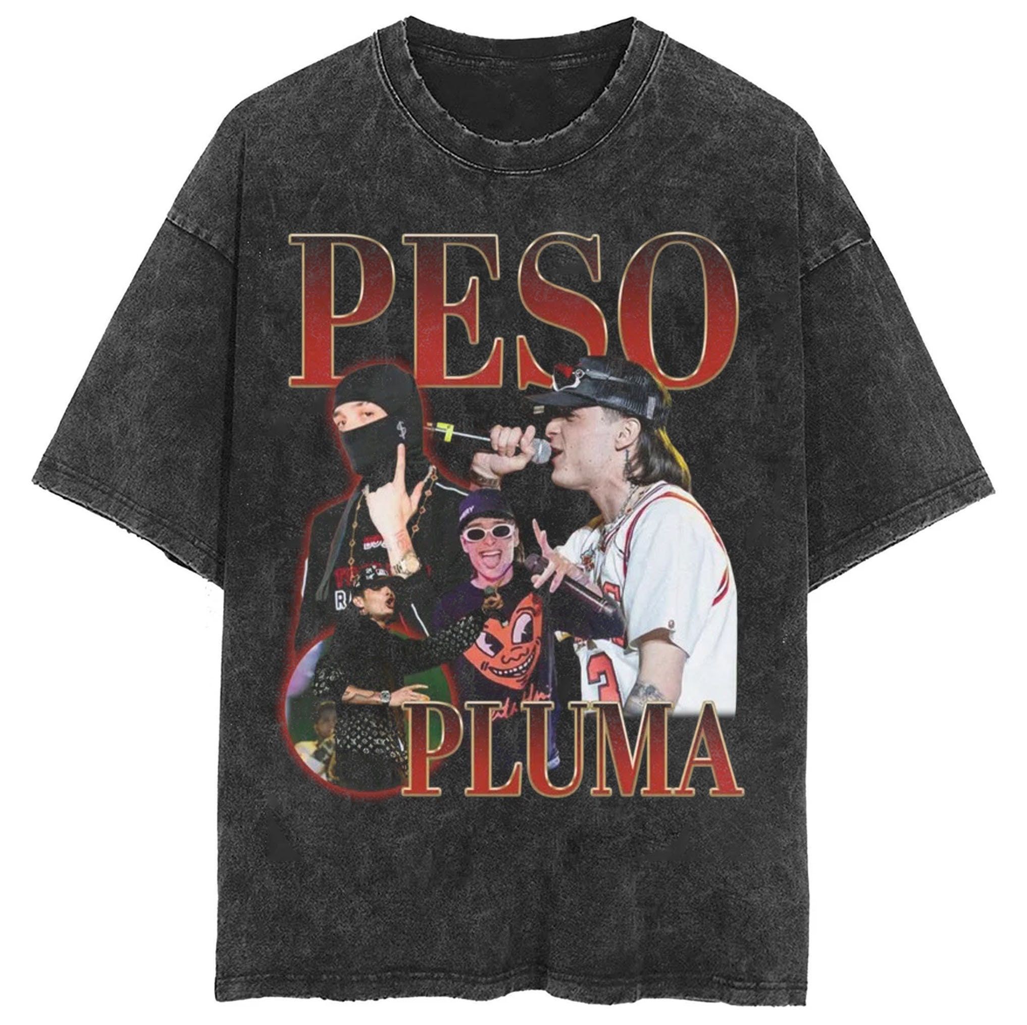 Peso Pluma concert outfit combinations.