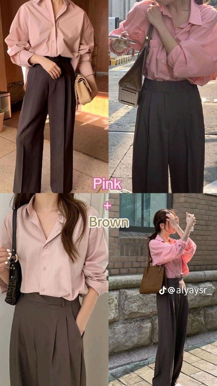 pink and brown outfit ideas 0028