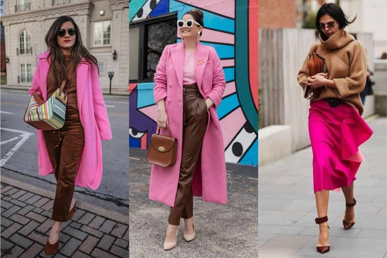 pink and brown outfit ideas 0067