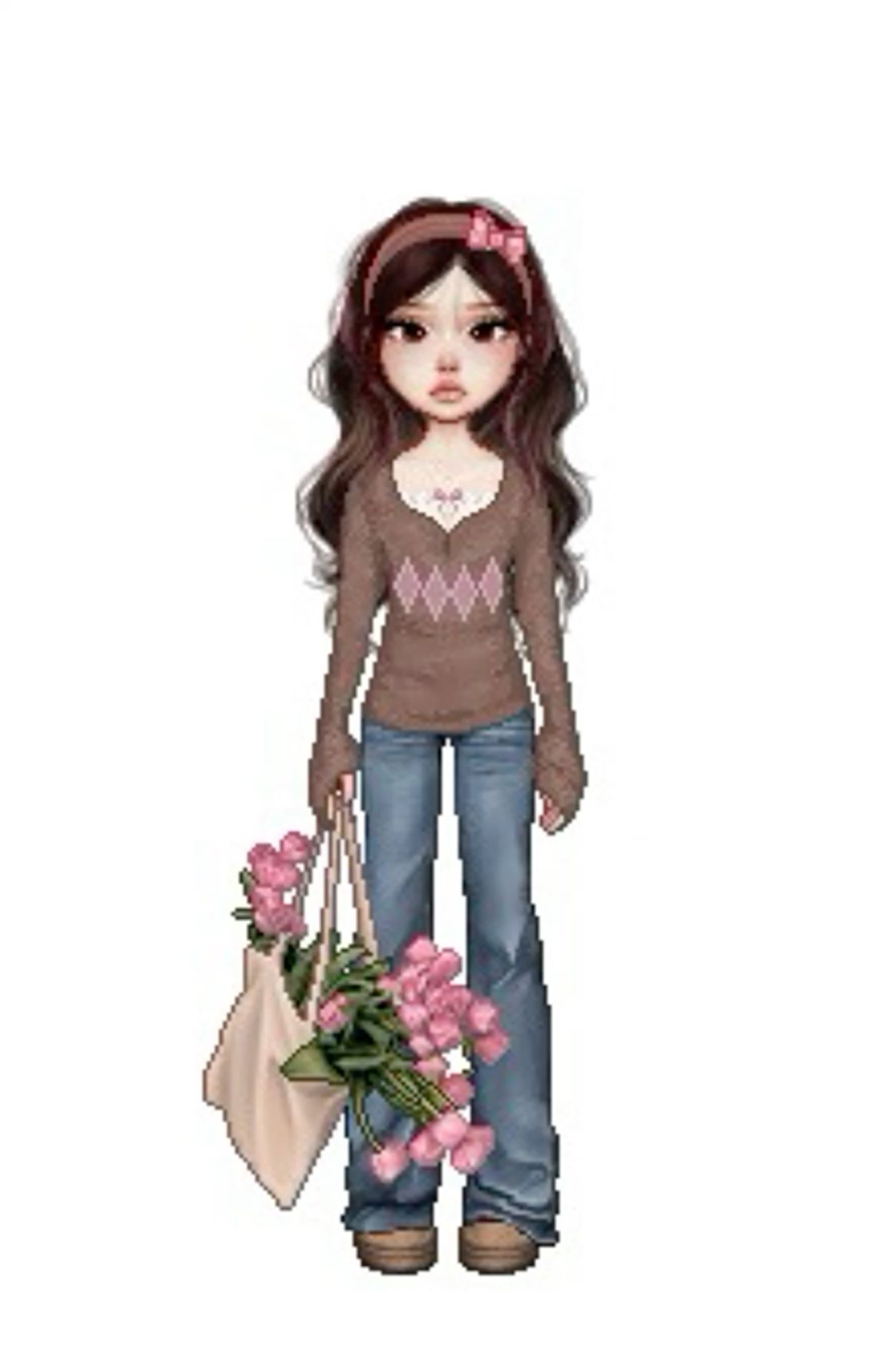 pink and brown outfit ideas 0076