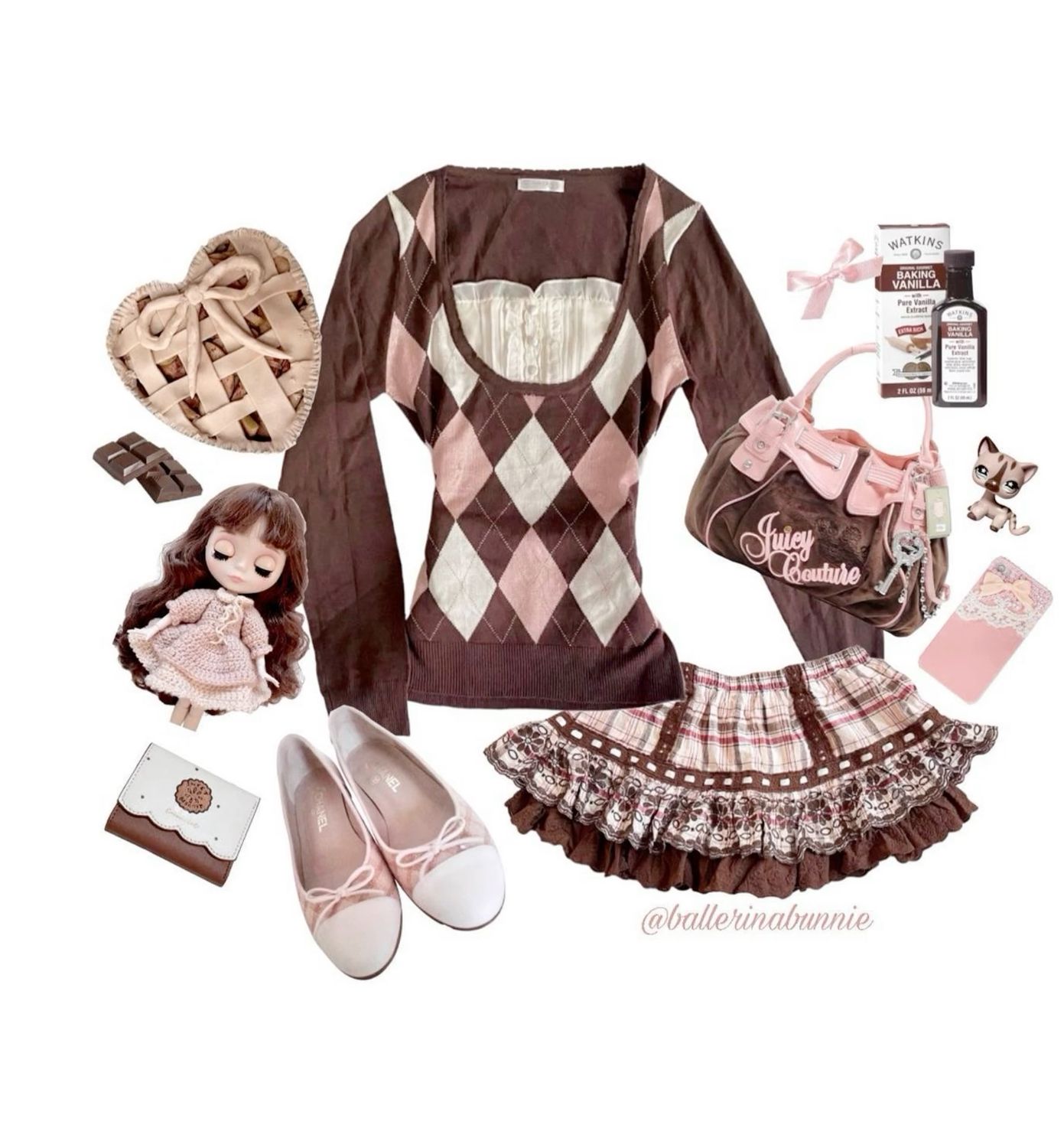 pink and brown outfit ideas 0090