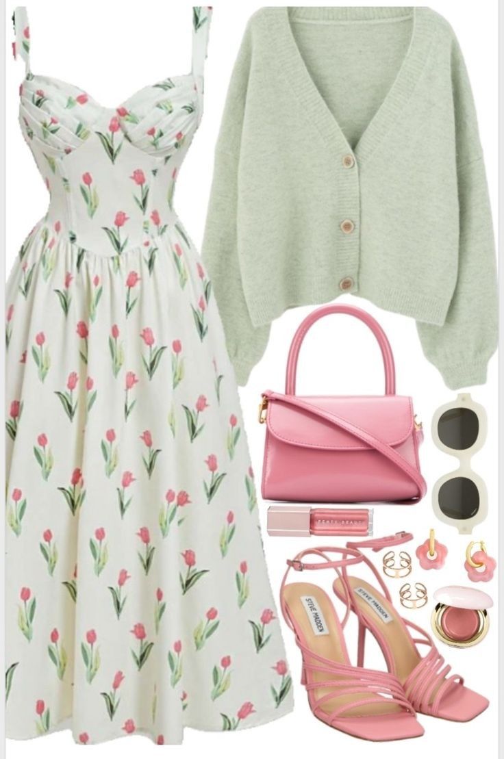 pink and green outfit ideas 0035