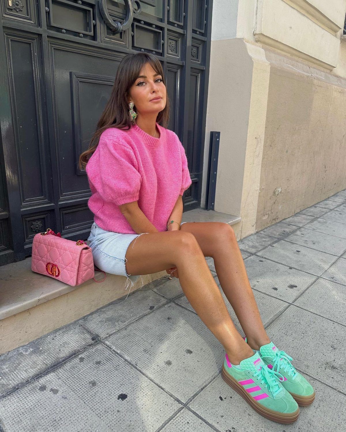 pink and green outfit ideas 0040