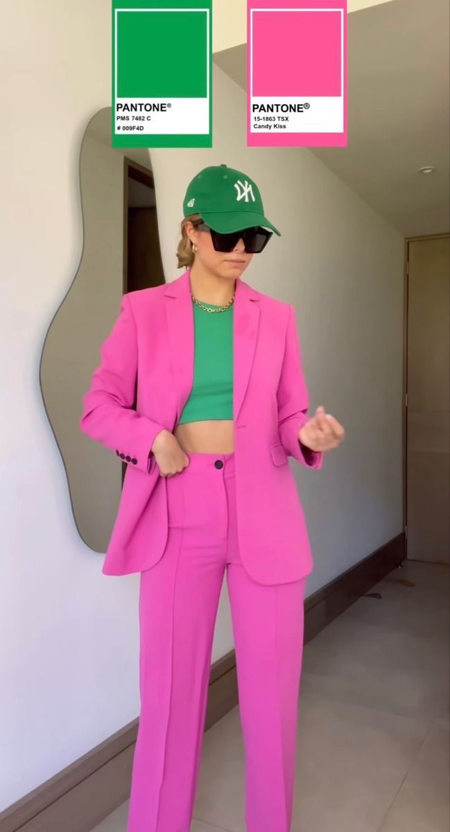 pink and green outfit ideas 0080