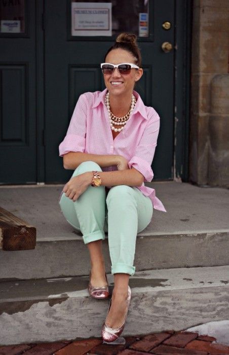 pink and green outfit ideas 0085