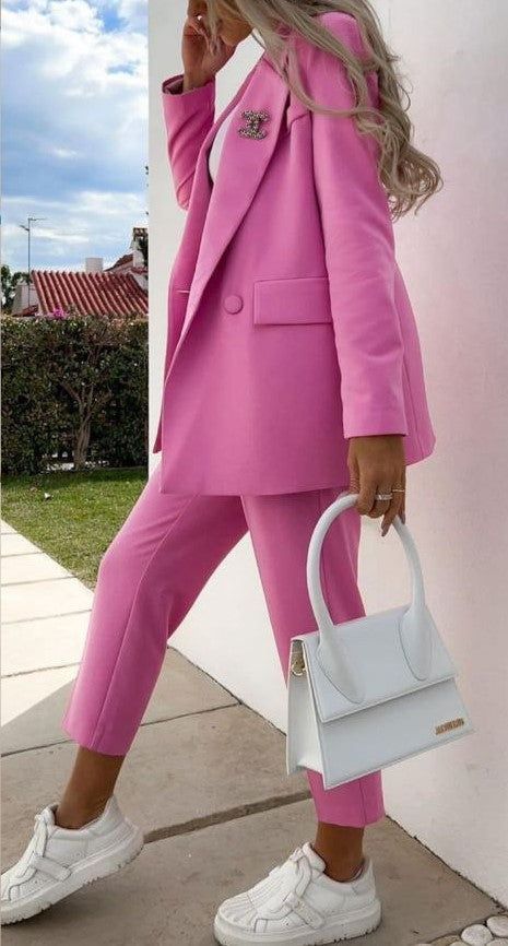 pink blazer outfit ideas 0013