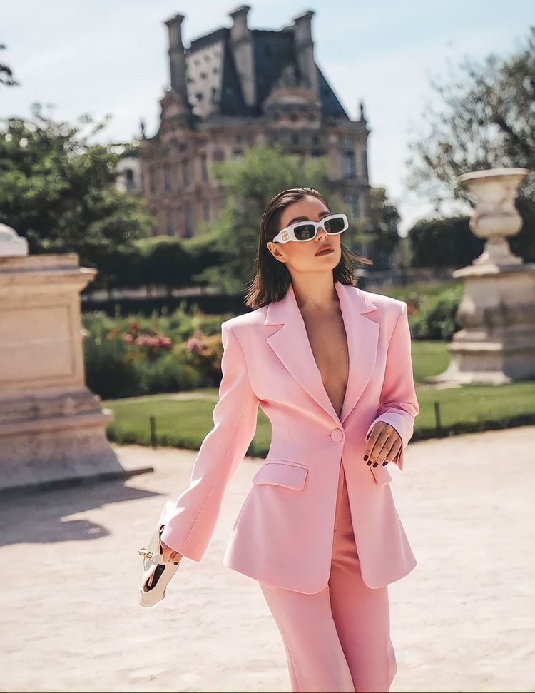 pink blazer outfit ideas 0014