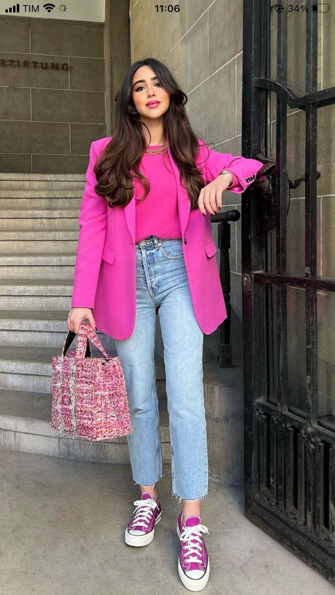 pink blazer outfit ideas 0021