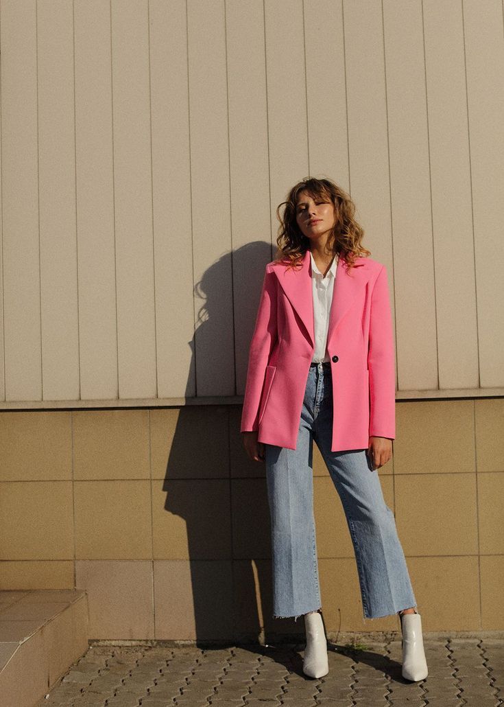 pink blazer outfit ideas 0030