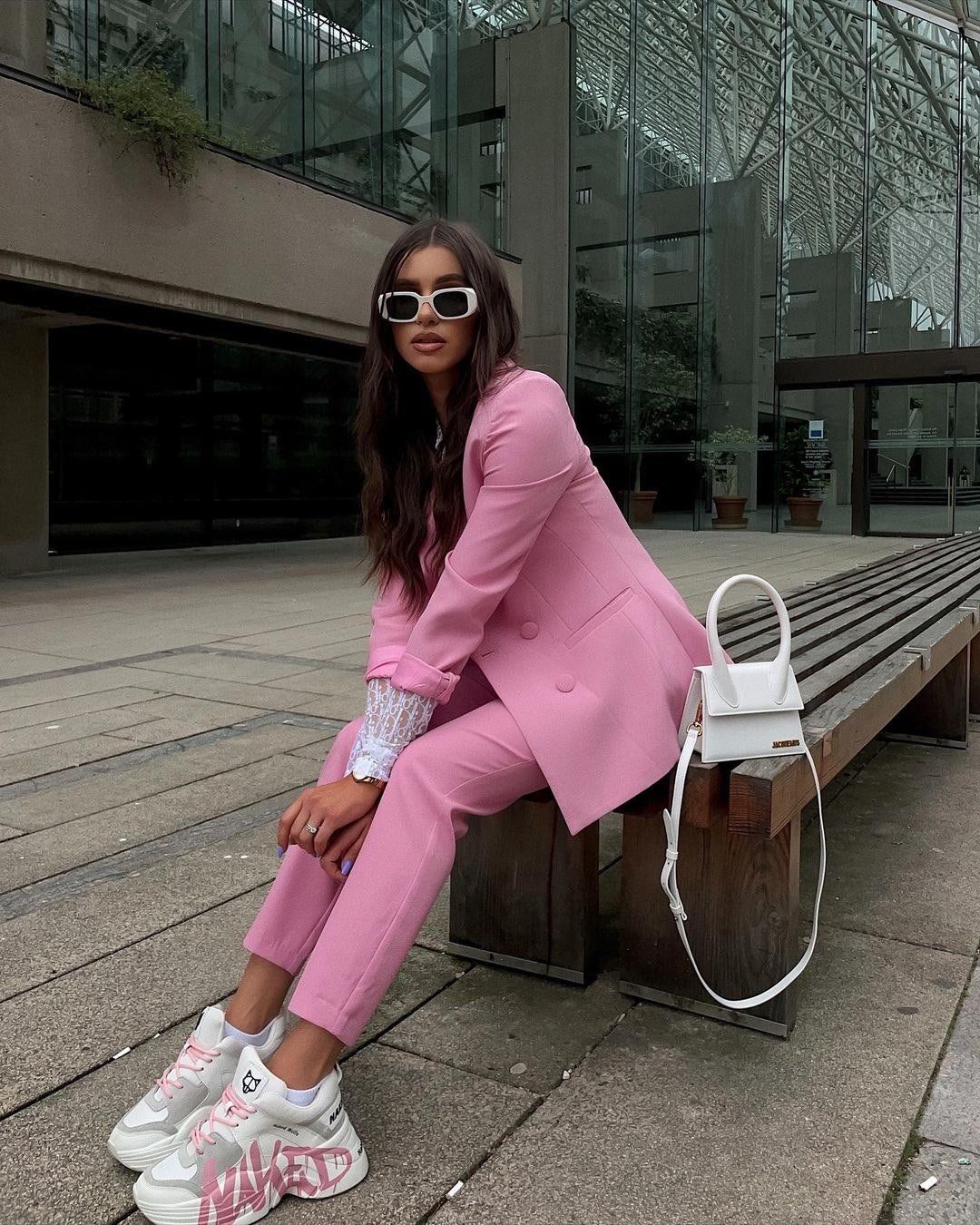 pink blazer outfit ideas 0097