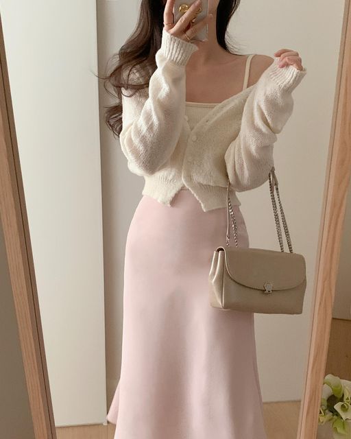 pink dress outfit ideas 0045