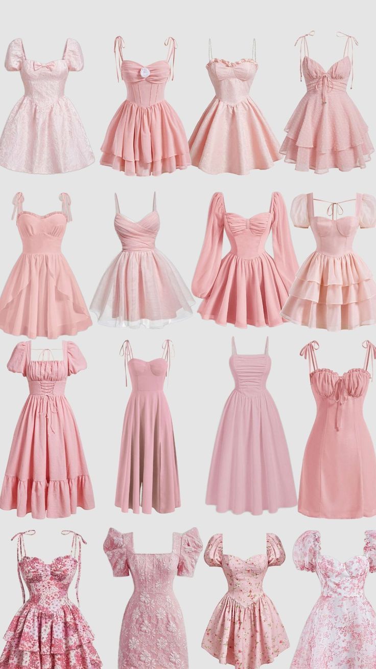 pink dress outfit ideas 0047