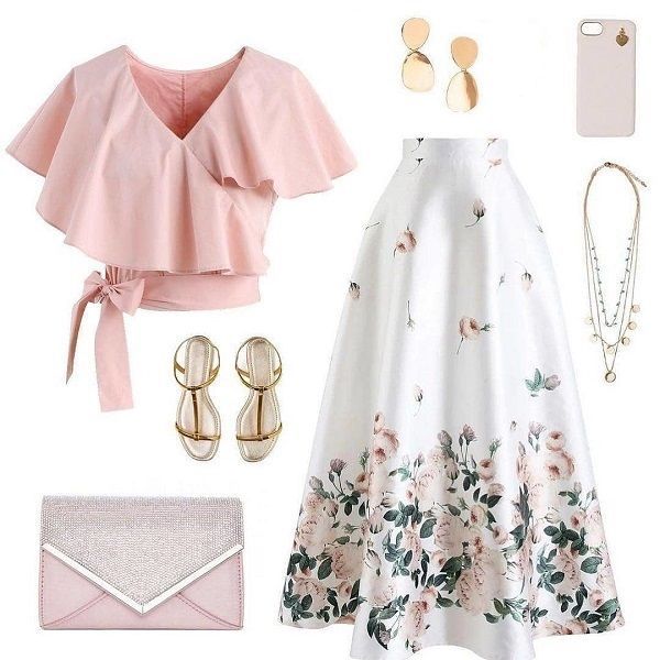 pink dress outfit ideas 0070