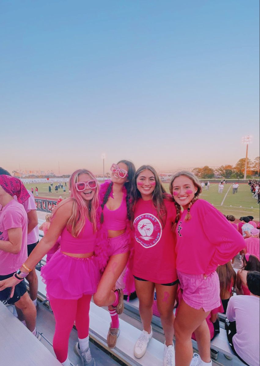 pink out football game outfit ideas 0026