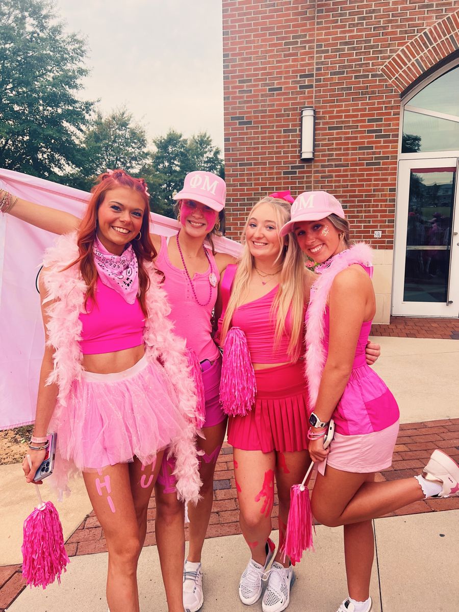 pink out football game outfit ideas 0040