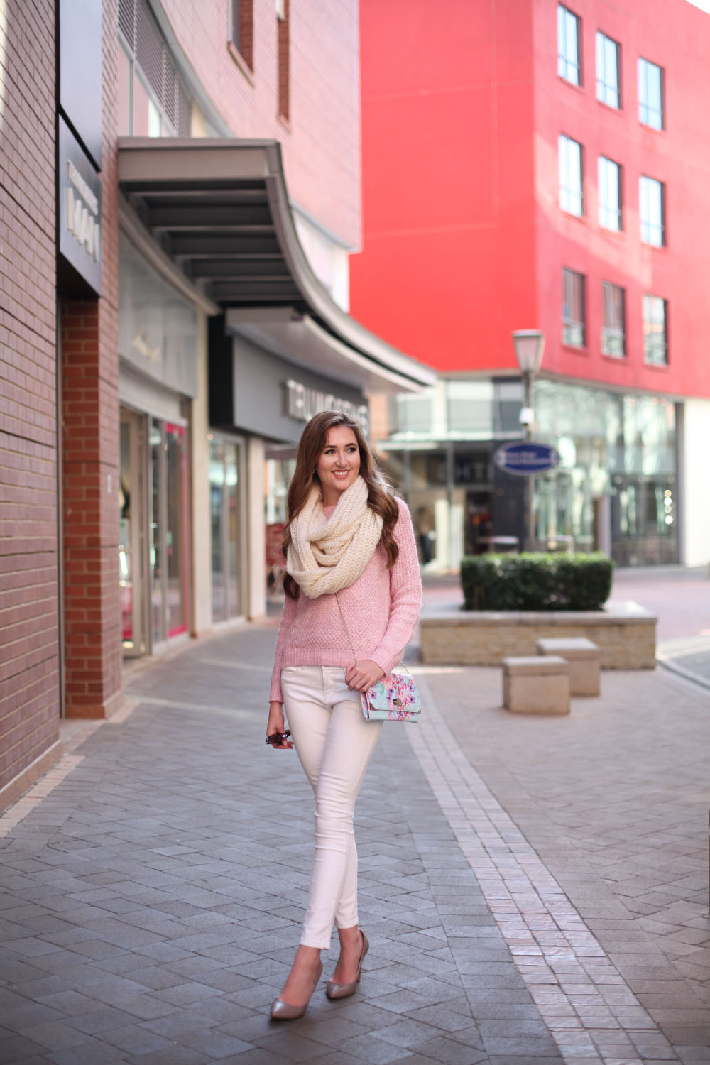 pink winter outfit ideas 0012