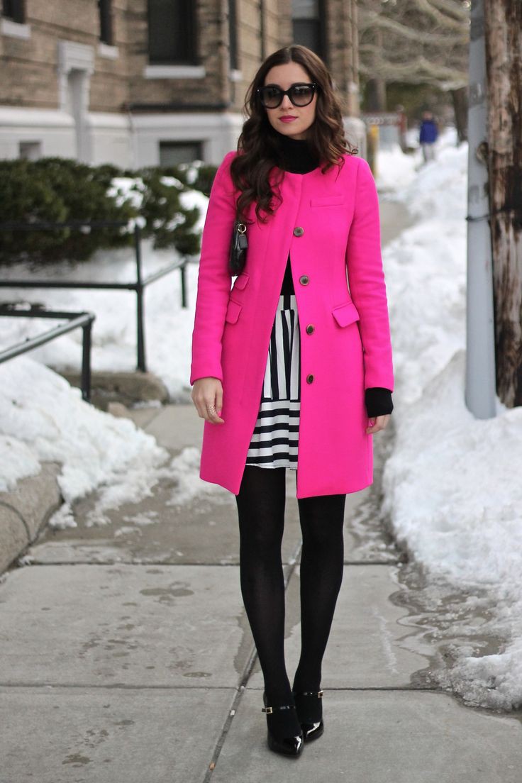 pink winter outfit ideas 0085