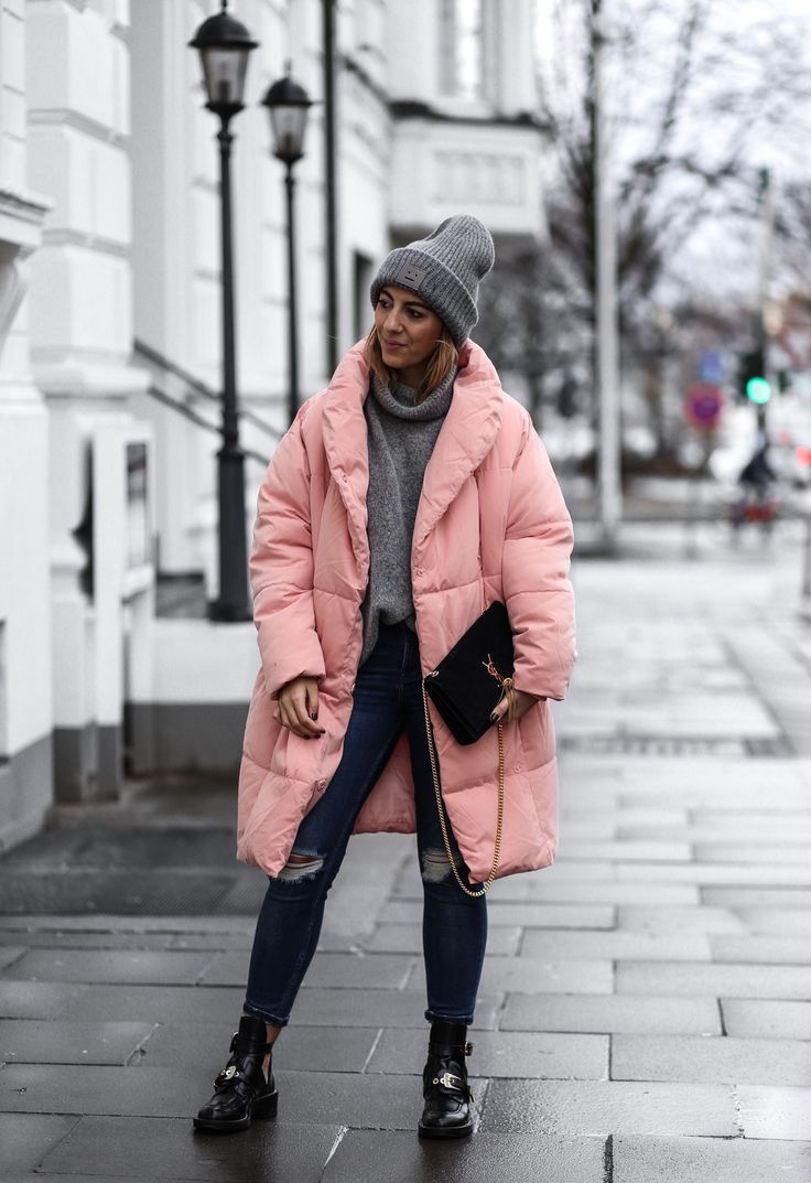 pink winter outfit ideas 0099