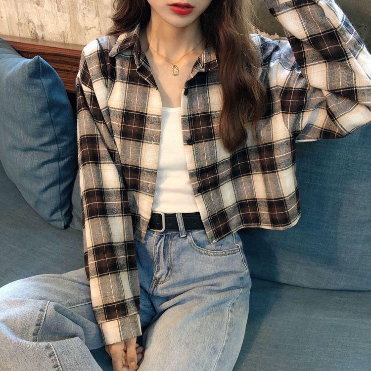 plaid shirt outfit ideas 0031