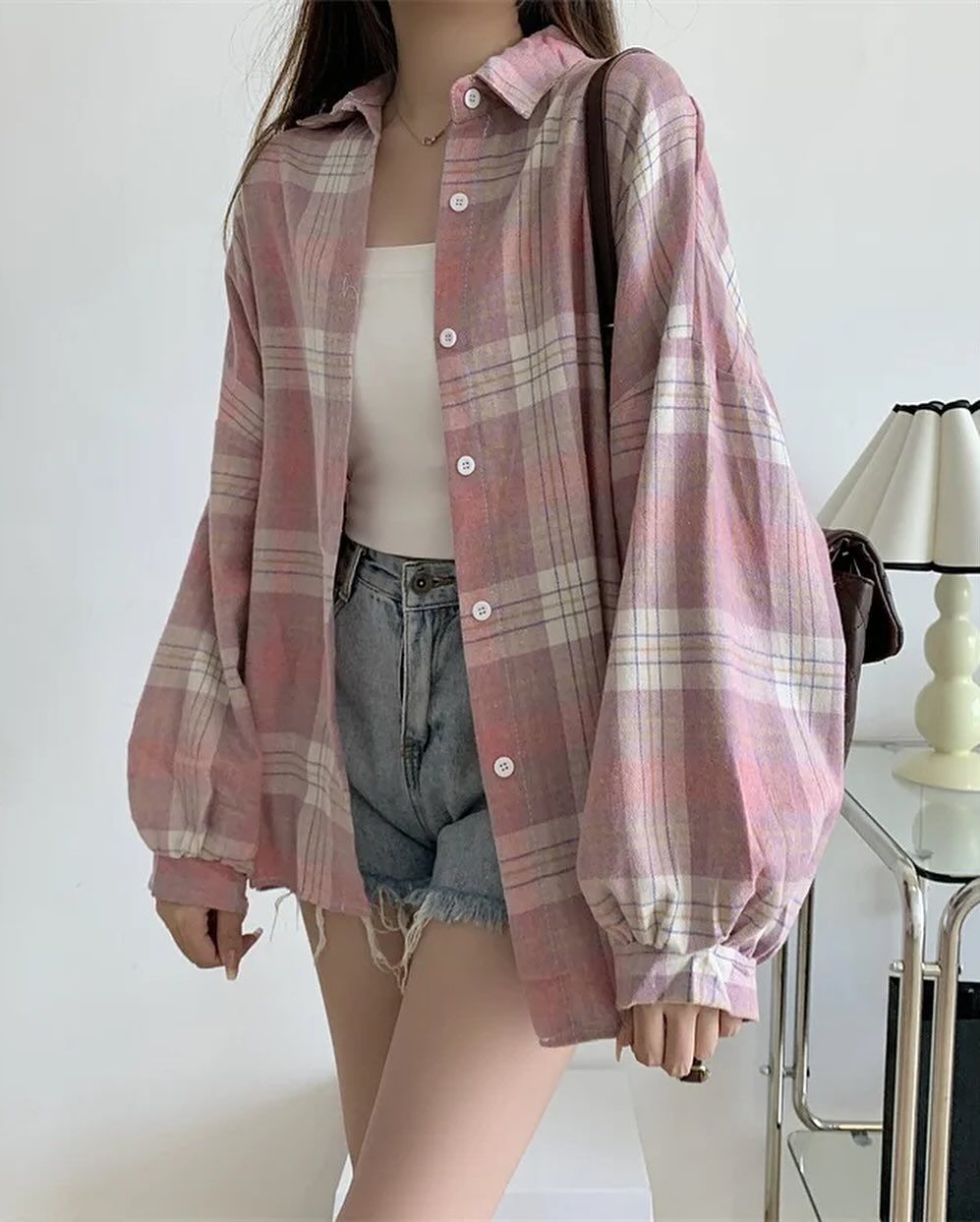 plaid shirt outfit ideas 0044