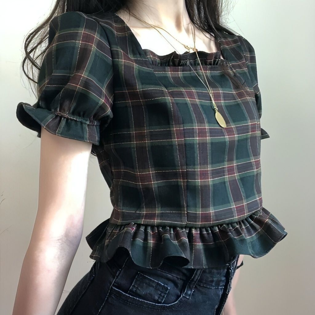 plaid shirt outfit ideas 0081