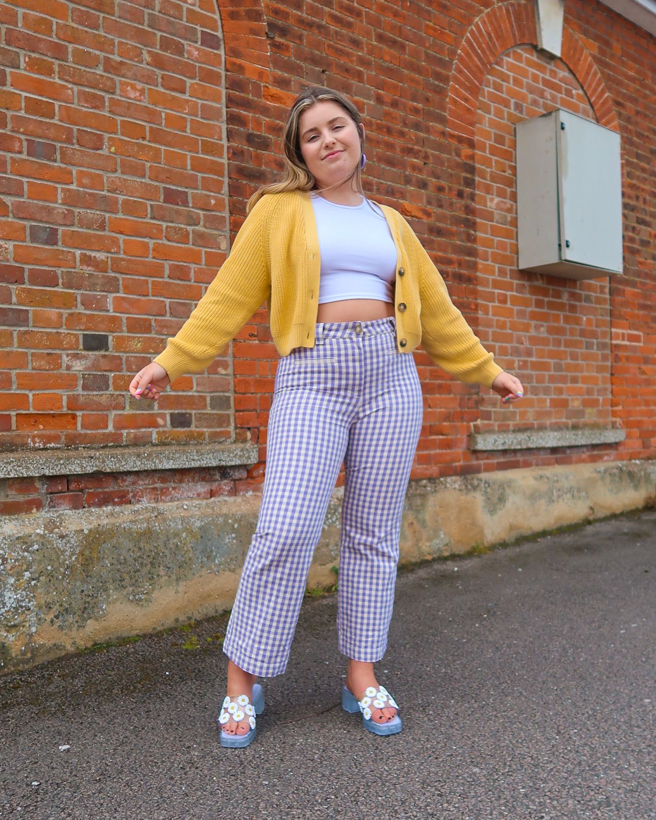 playful gingham pants styling tips