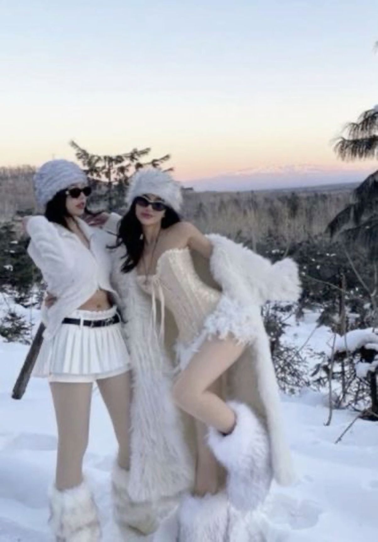 playful snow bunny outfit ensembles