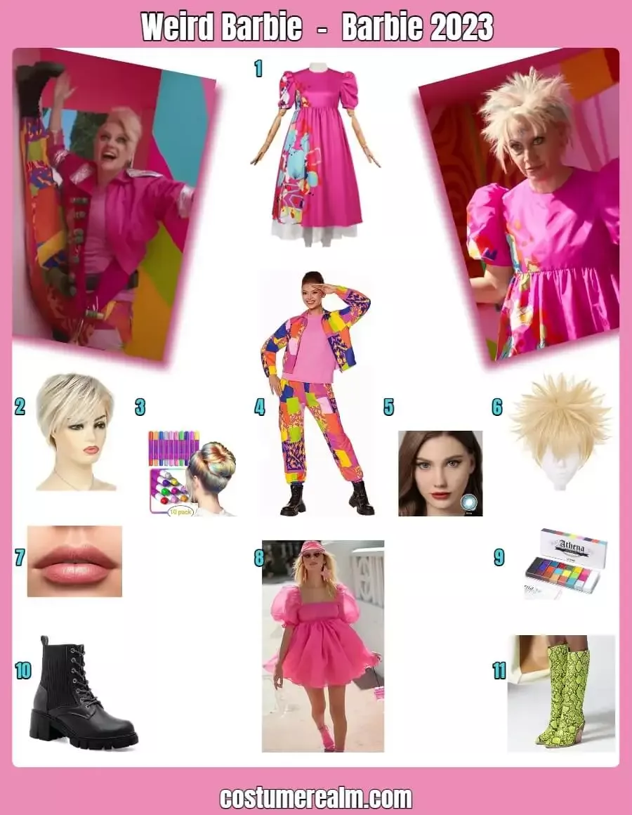 playful Weird Barbie outfit suggestions