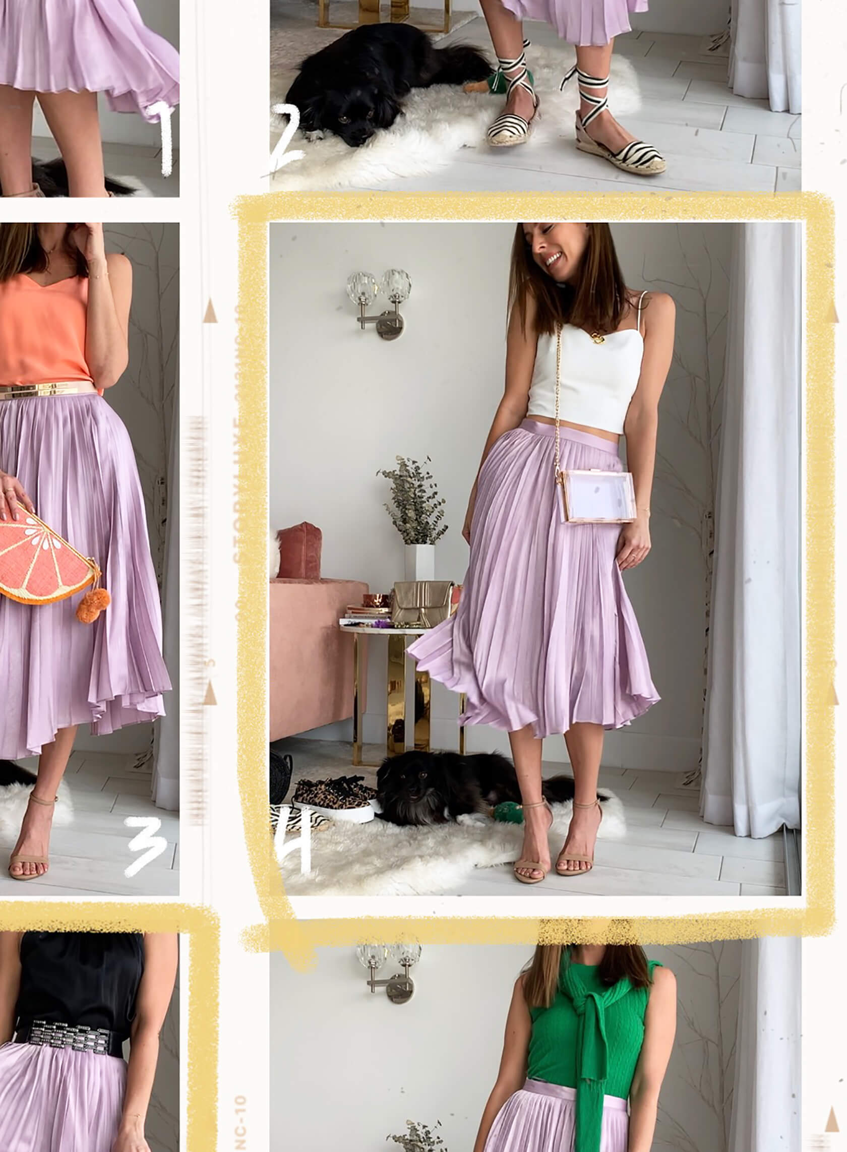 pleated skirt outfit ideas 0011