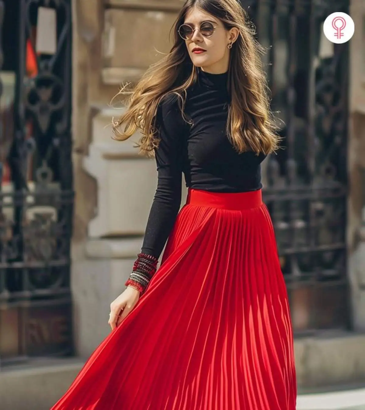 pleated skirt outfit ideas 0031