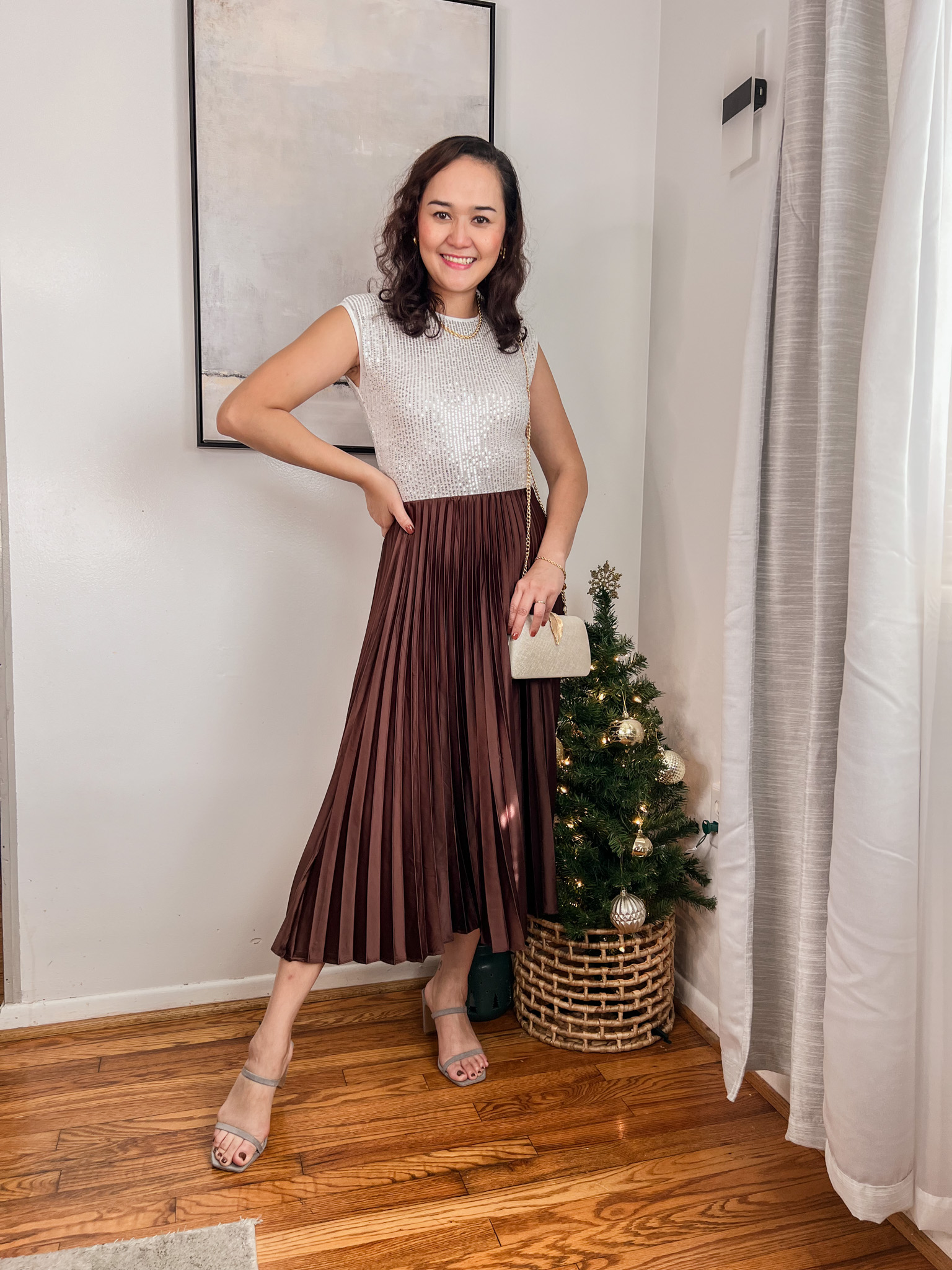 pleated skirt outfit ideas 0041