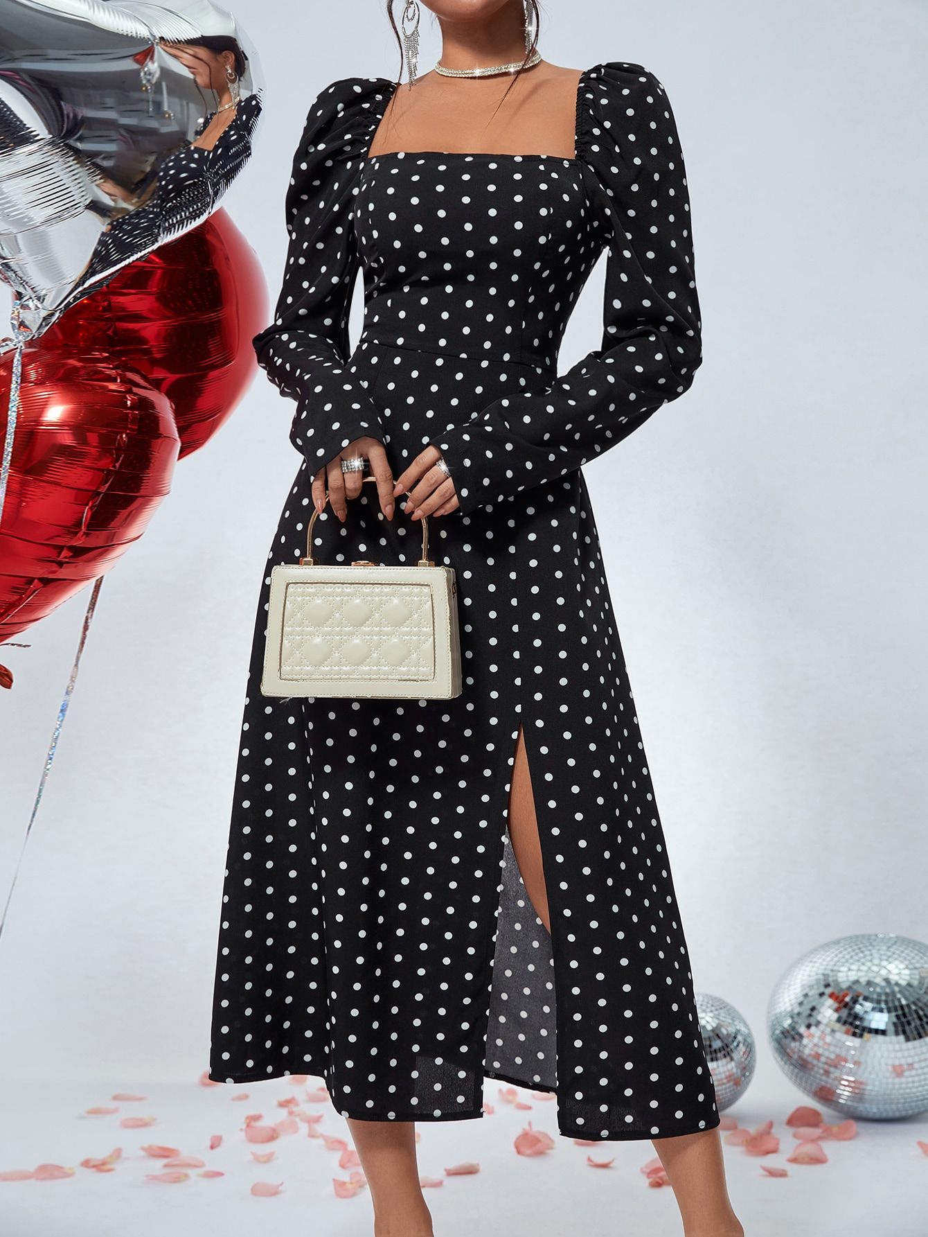 polka dot outfit ideas 0017