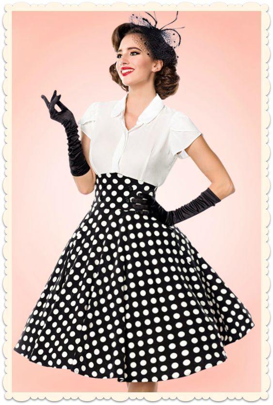 polka dot outfit ideas 0026