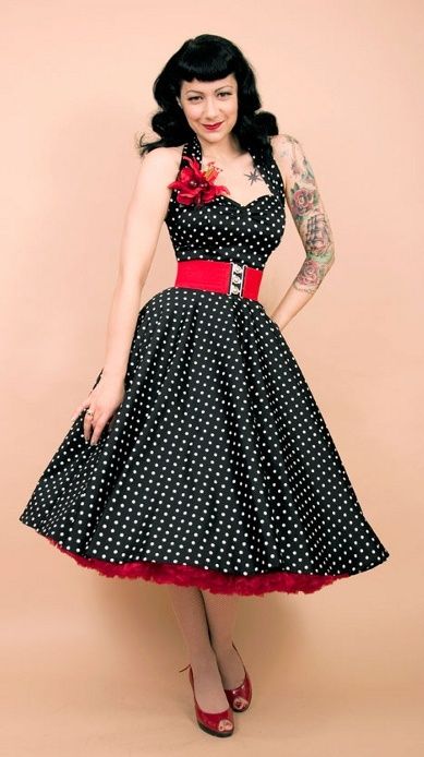 polka dot outfit ideas 0033