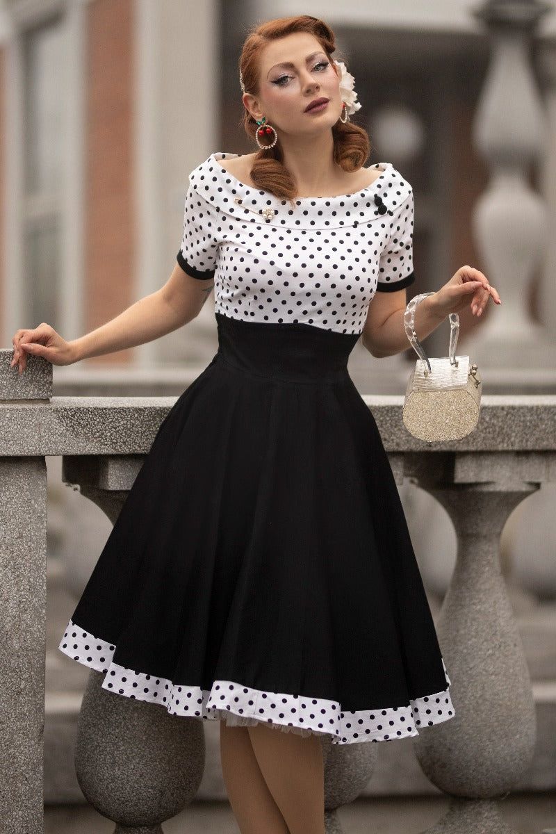 polka dot outfit ideas 0036