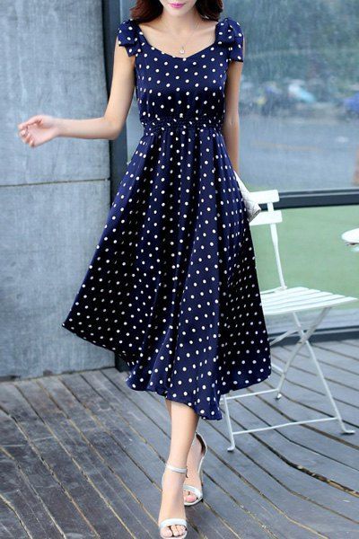 polka dot outfit ideas 0059