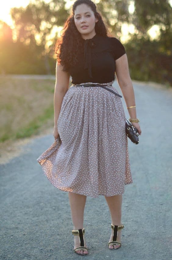 polka dot outfit ideas 0066