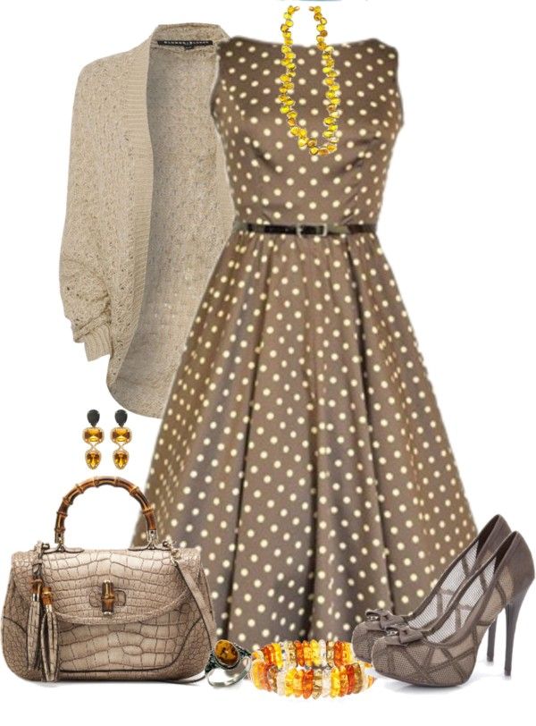 polka dot outfit ideas 0072