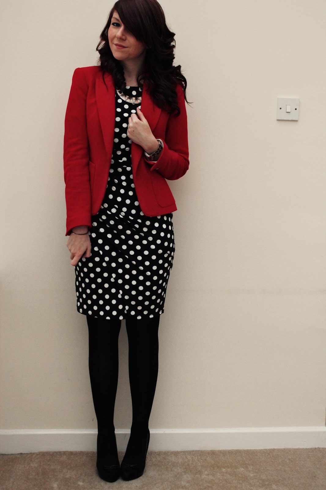 polka dot outfit ideas 0078