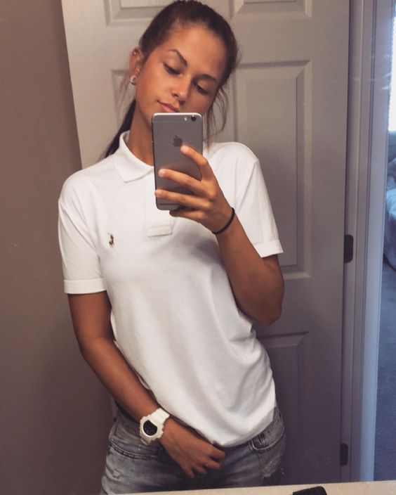 polo shirt outfit ideas female 0090