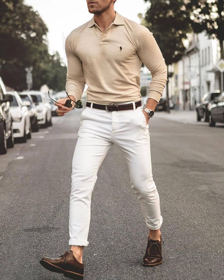 polo shirt outfit ideas male 0075